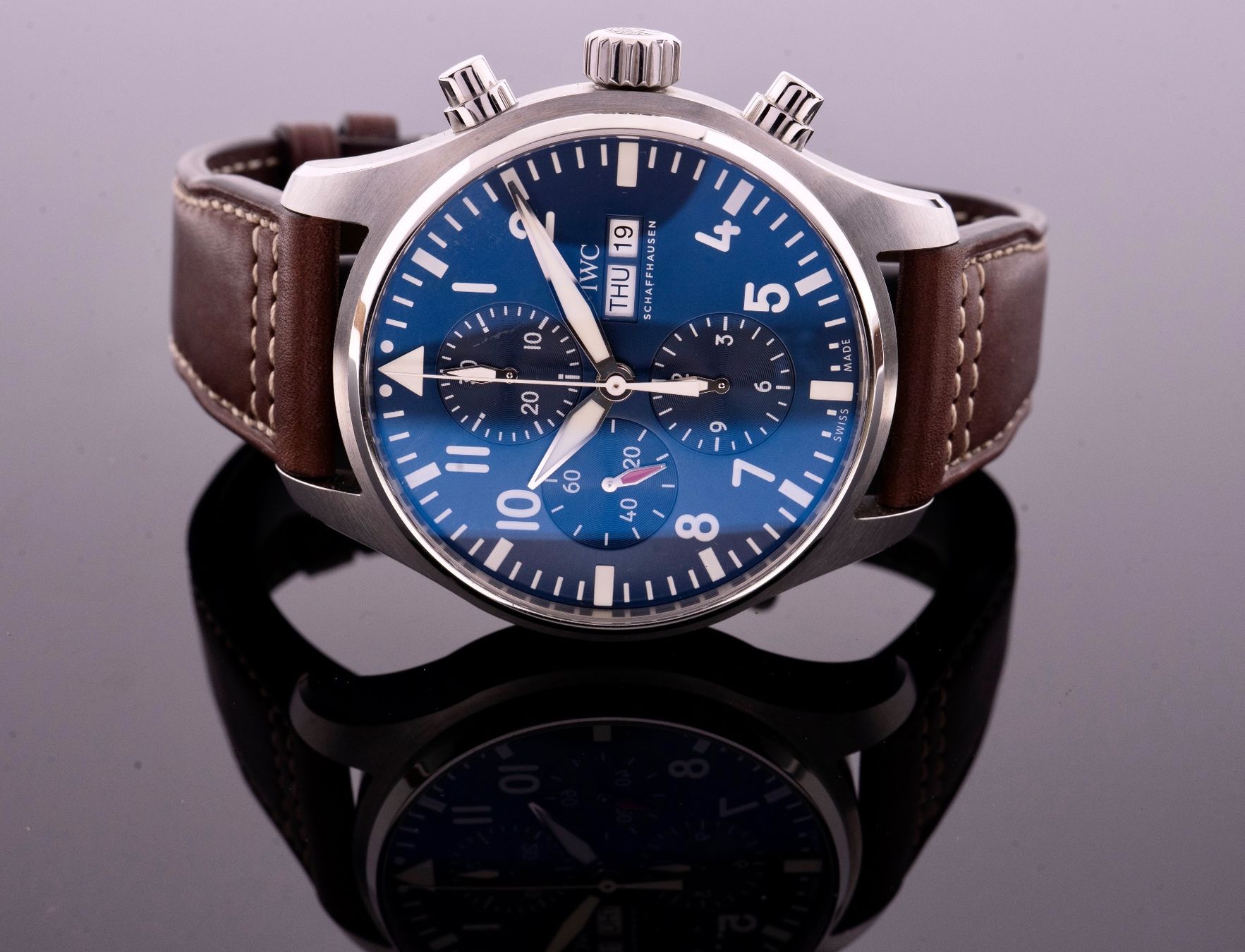 IWC Orologi: IWC Fliegerchronograph Le Petit Prince IW377714 – Usato da Bülach venduto da M.RothUhrenatelier 6