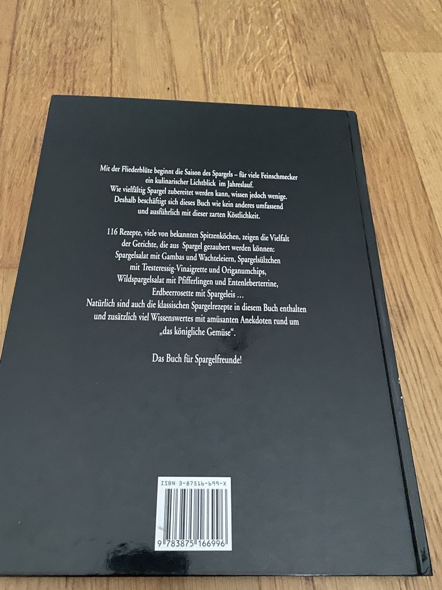 Bücher: Spargel - Kochbuch von Bernhard Stein – Gebraucht aus Zürich von silab69 1