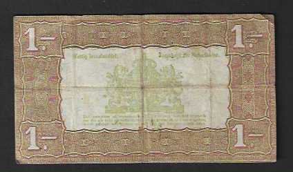 Banconote: Olanda  1    Gulden  1938  Gebraucht – Usato da Gordola venduto da coinsandnotes 1