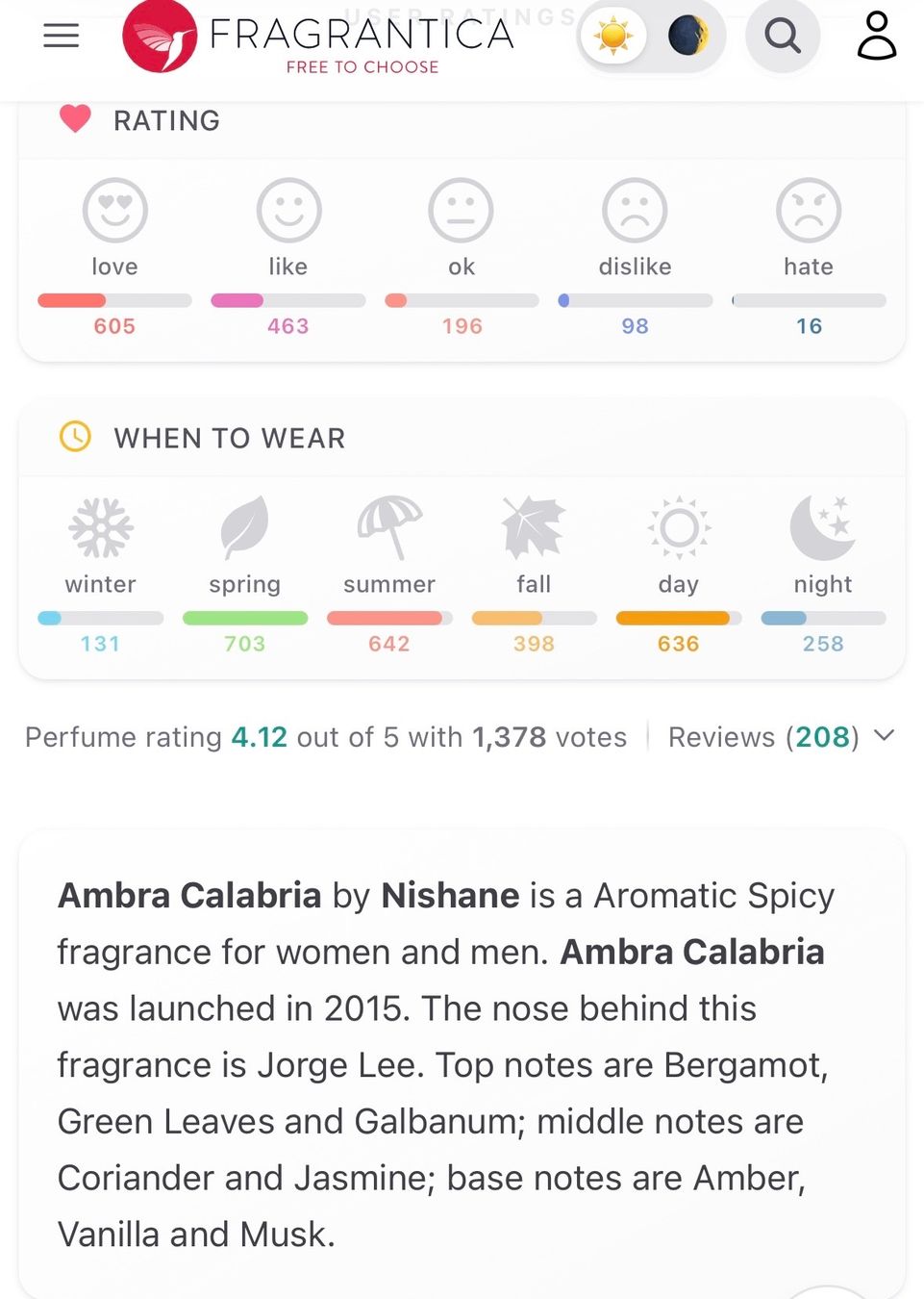 Nishane Profumi & Eau de Toilette: NISHANE AMBRA CALABRIA Duftprobe 2ML – Usato da Zürich venduto da deruja 6