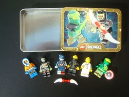 LEGO Ninjago Set - 6 Stk.  in Blechschachtel coole Figuren