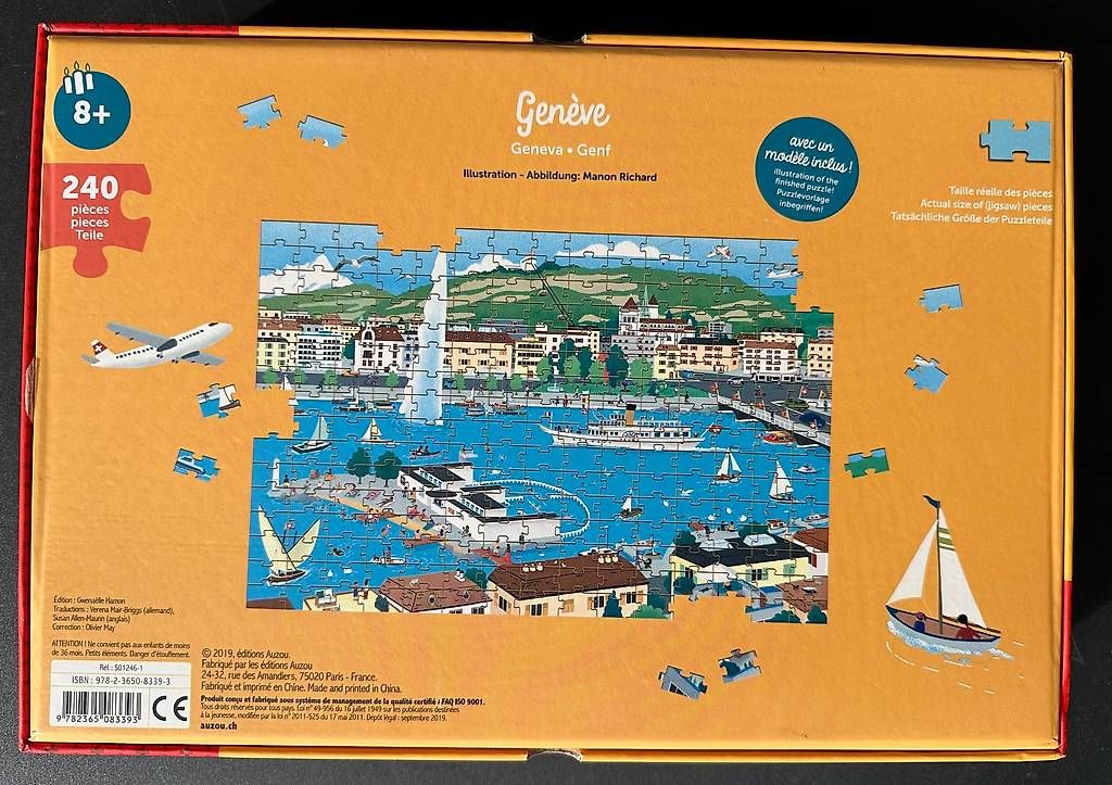 Puzzle: Puzzle Genève : Puzzle de 240 pièces 8+ – Usato da Petit-Lancy venduto da vaj_1213 2