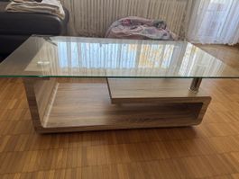 Glas-Couchtisch, neuwertig, modernes Design, Top Zustand!