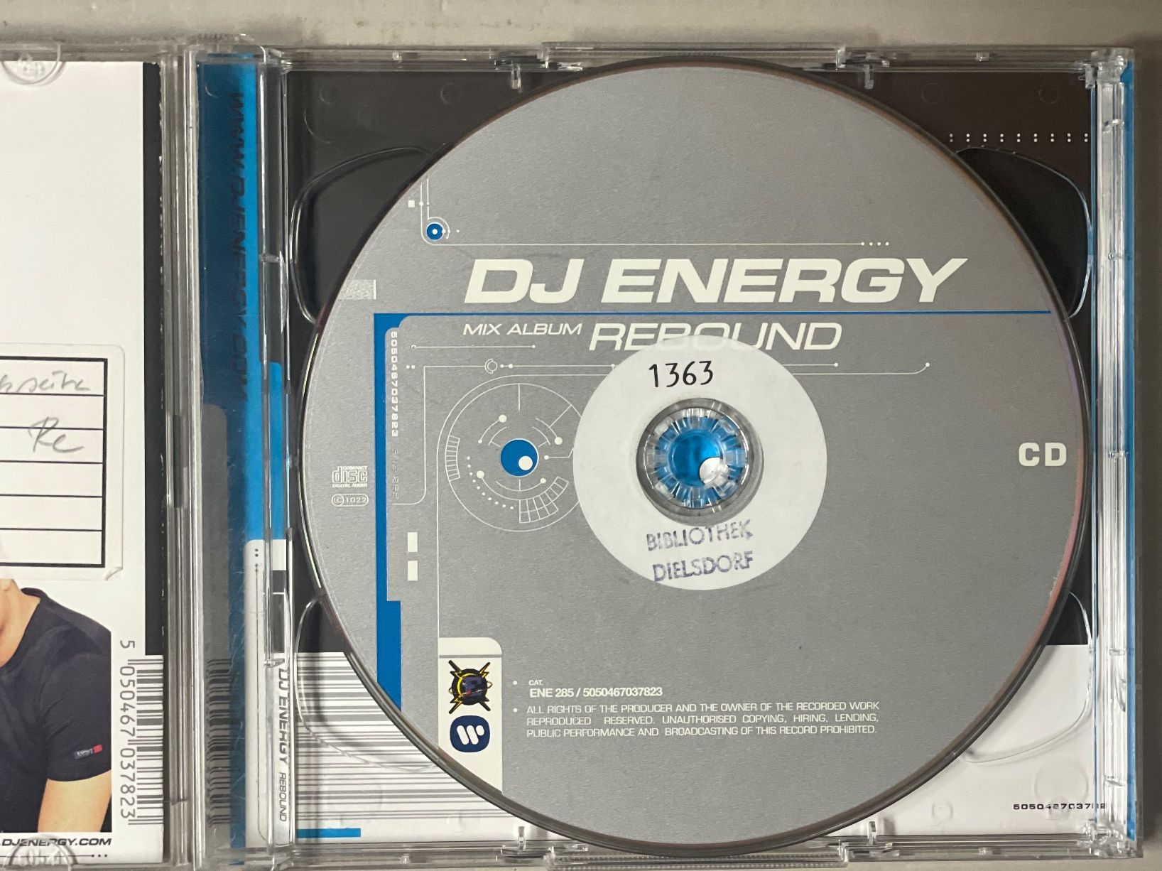 CD: DJ Energy - Rebound – Usato da Muri b. Bern venduto da AdidasCollector 2