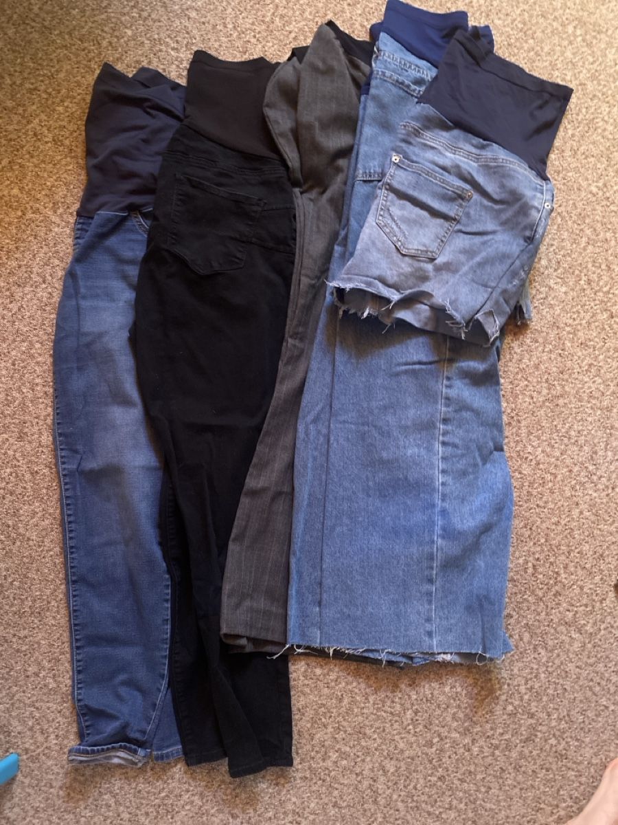 Lots de vêtements: 5x Schwangerschaft Hose  – D'occasion à Wengi b. Büren par sch_dmj5