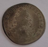 Sachsen Henneberg Meiningen 2 gute Groschen 1706 Silber