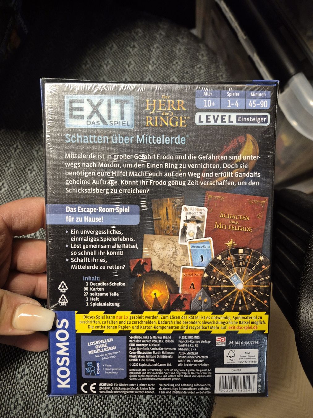 Spiele: Exit: Das Spiel - Der Herr der Ringe - Neu – Neu und originalverpackt aus Wohlen AG von Biber75 1