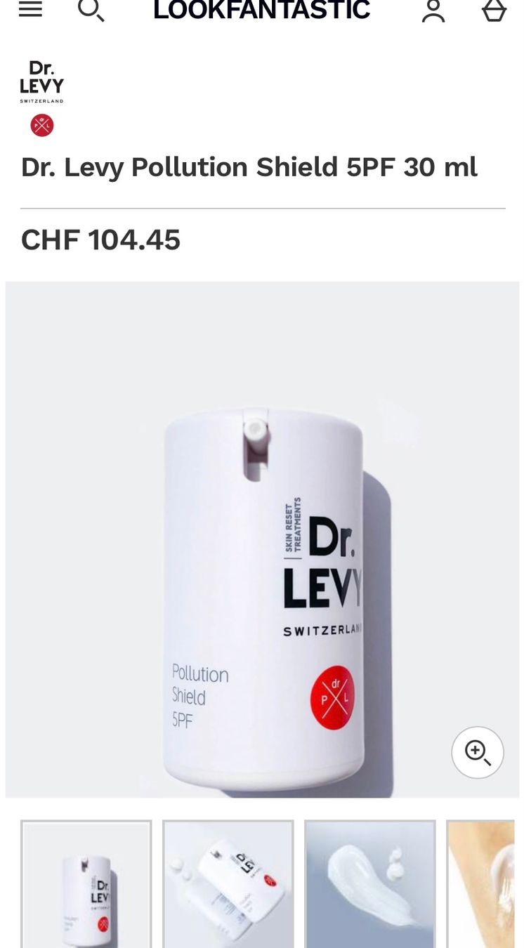 Soins du visage: Dr. Levy Pollution Shield 5PF30 ml,Ladenpreis CHF104.45,NEU – Neuf avec emballage d'origine à Zürich par deruja 5