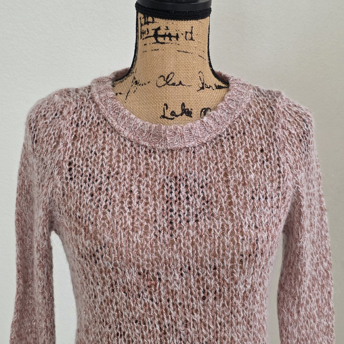 Maglioni & Felpe: Damen Pullover rosa grob gestrickt  – Usato da Rheinsulz venduto da Gilea 1