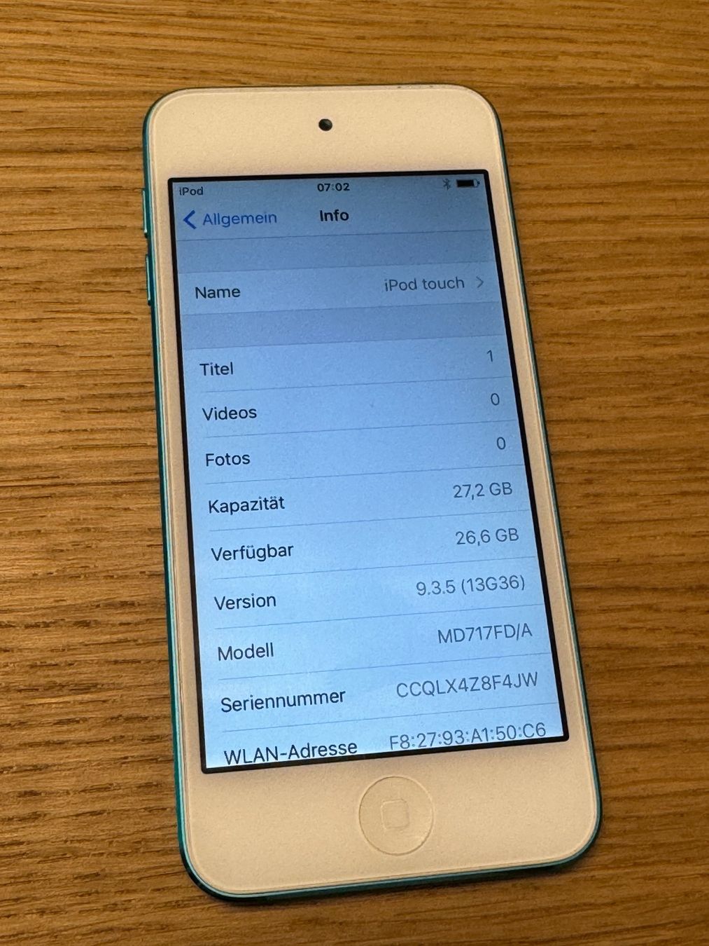 Apple Lettore multimediale portatile: iPod Touch 5th gen – Usato da Zollikofen venduto da lagavulin03 2