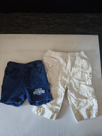 2er Set: Baby/Kinder Sommer Shorts, Grösse 68, Top Zustand!