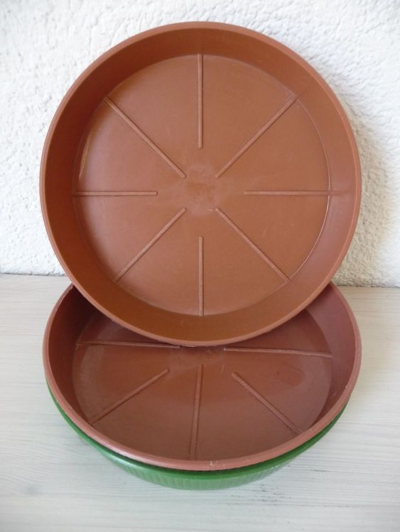 Pot de fleur Téo diamètre 25 cm soucoupe clippée