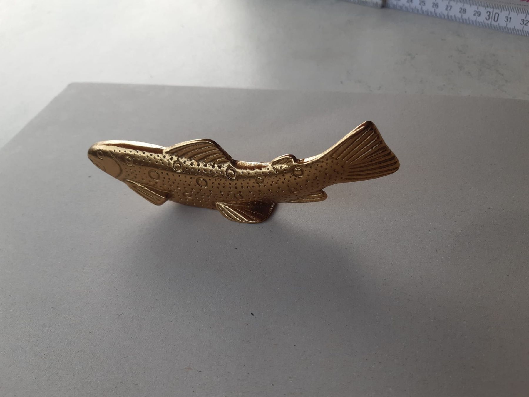 Sculture & Statue: Forelle aus Messing / Fischerei 14.5 cm – Usato da Derendingen venduto da Auranti 3