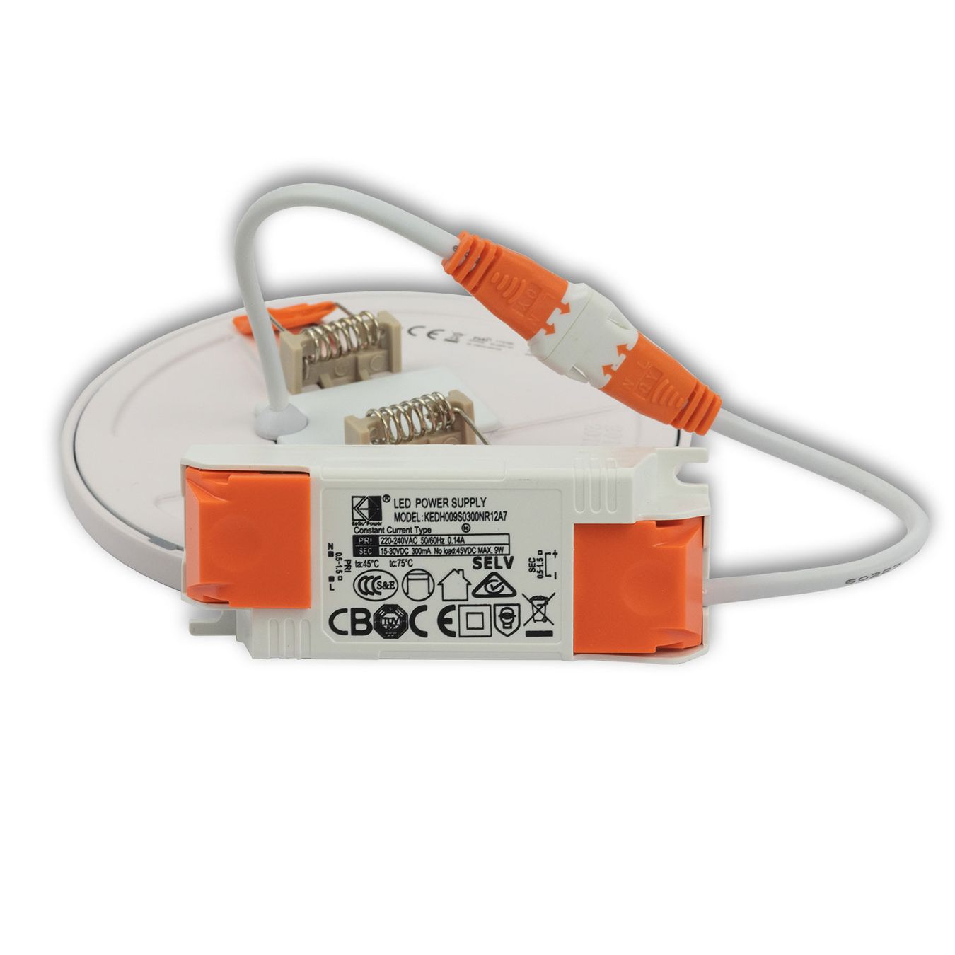 Lampade: LED Einbauleuchte, Flach, IP52, 12 cm Ø – Nuovo (secondo la descrizione) da Kreuzlingen venduto da Smart-Light 1