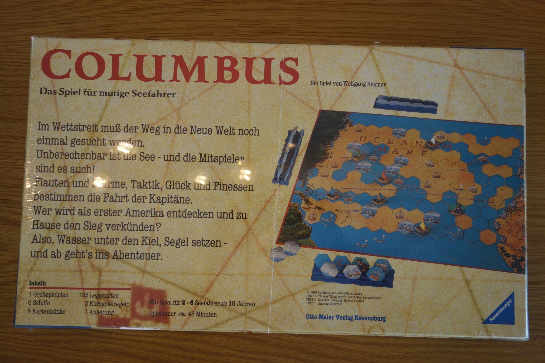 Spiele: Columbus, Ravensburger, 1991, neu – Neu und originalverpackt aus Wil SG von Donaldus 6
