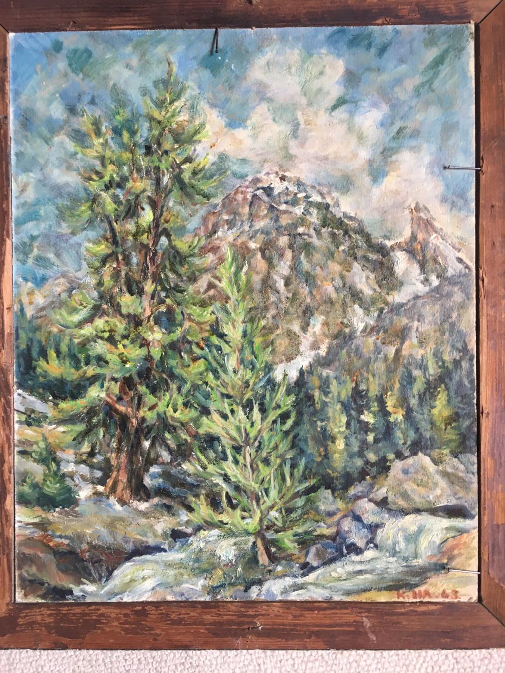 Gemälde: Doppelbild, impressionistisch – Gebraucht aus Männedorf von Amleto3 6