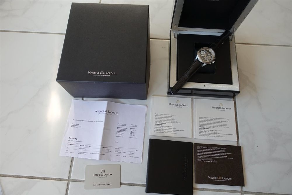Maurice Lacroix Orologi: MAURICE LACROIX MASTER PIECE – Usato da Neunkirch venduto da internet-shop 8