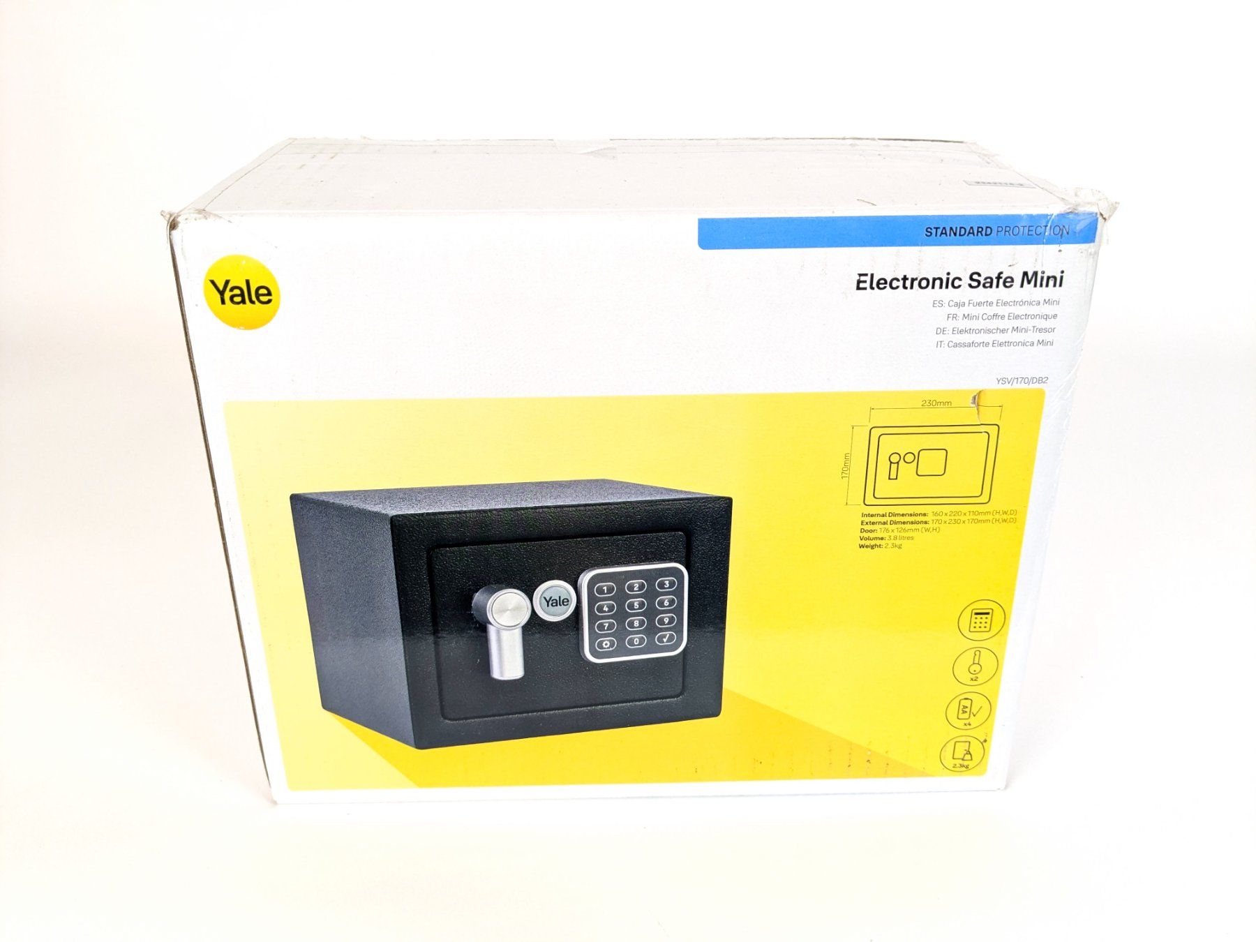 Coffre-fort: YALE elektrischer Mini Safe – Neuf (Voir description) à Thun par Restwert_Thun 3
