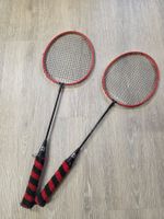 2 Vintage Federball Schläger Franz Carl Weber Racket