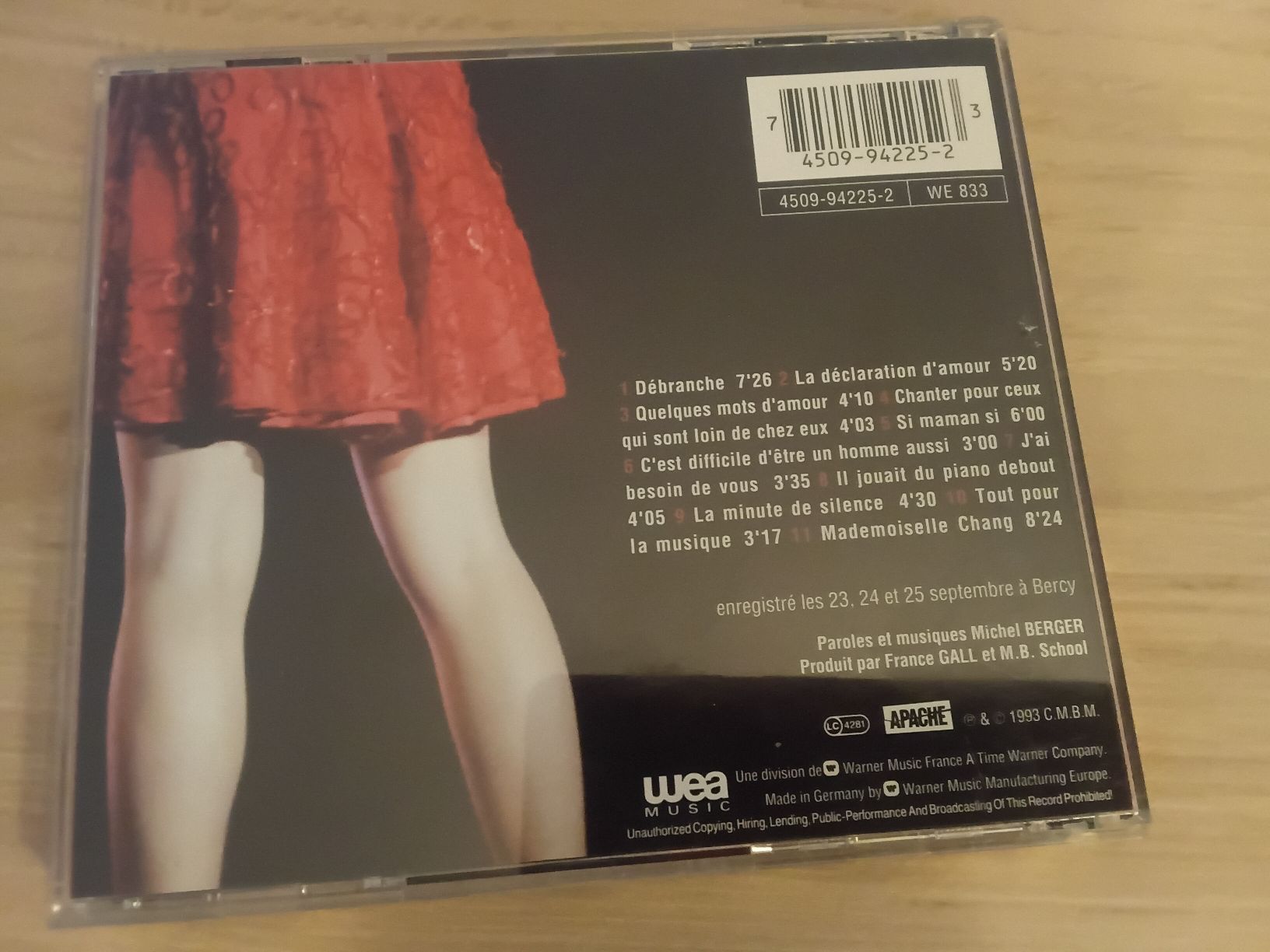 CD: France Gall – Usato da Liebefeld venduto da CD-Urs 1