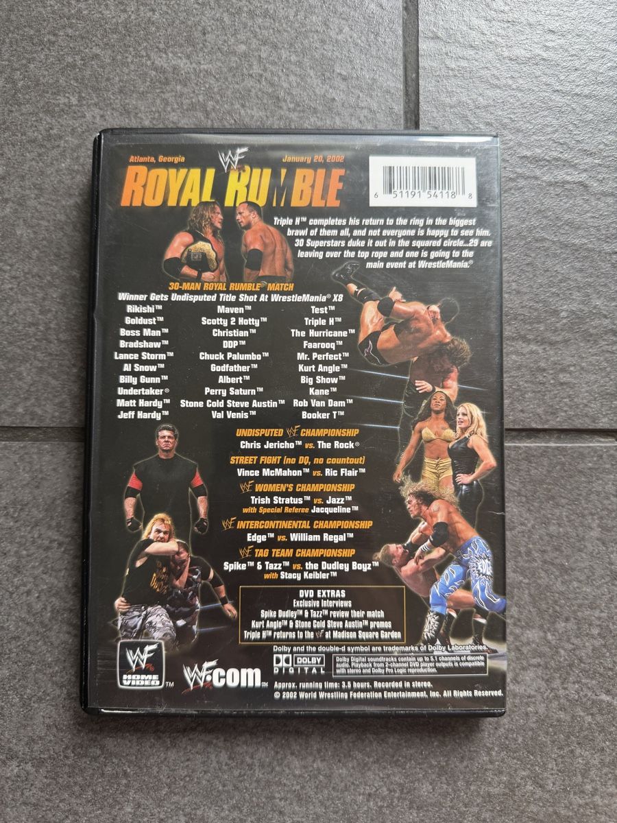 Tous les DVDs: DVD WWF Royal Rumble 2002 – D'occasion à Zürich par cENS0R 1