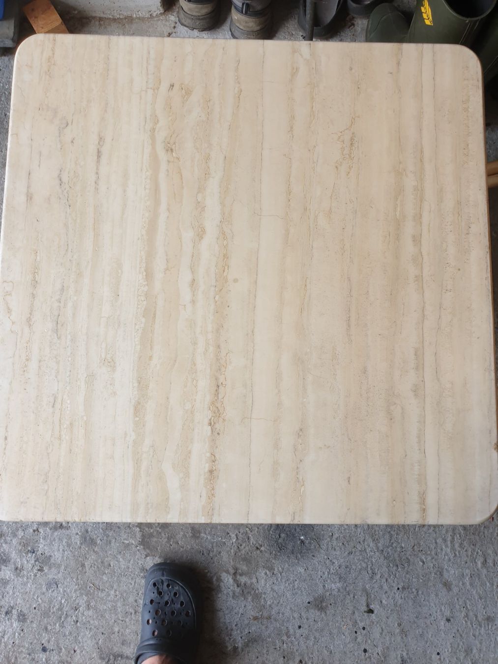 Tables: Travertin Coffee Tabel – D'occasion à rebstein par spacy73 2