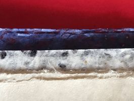 Papier handgeschöpft Papiere kreative Bastelarbeiten 6 Bg