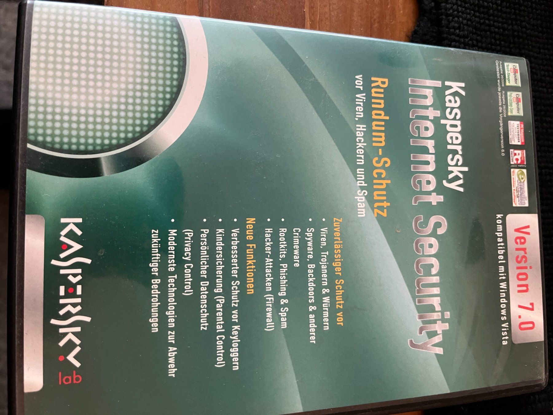 Kaspersky Software: Kaspersky Internet Security 7.0 – Usato da Winterthur venduto da fla_hwg8