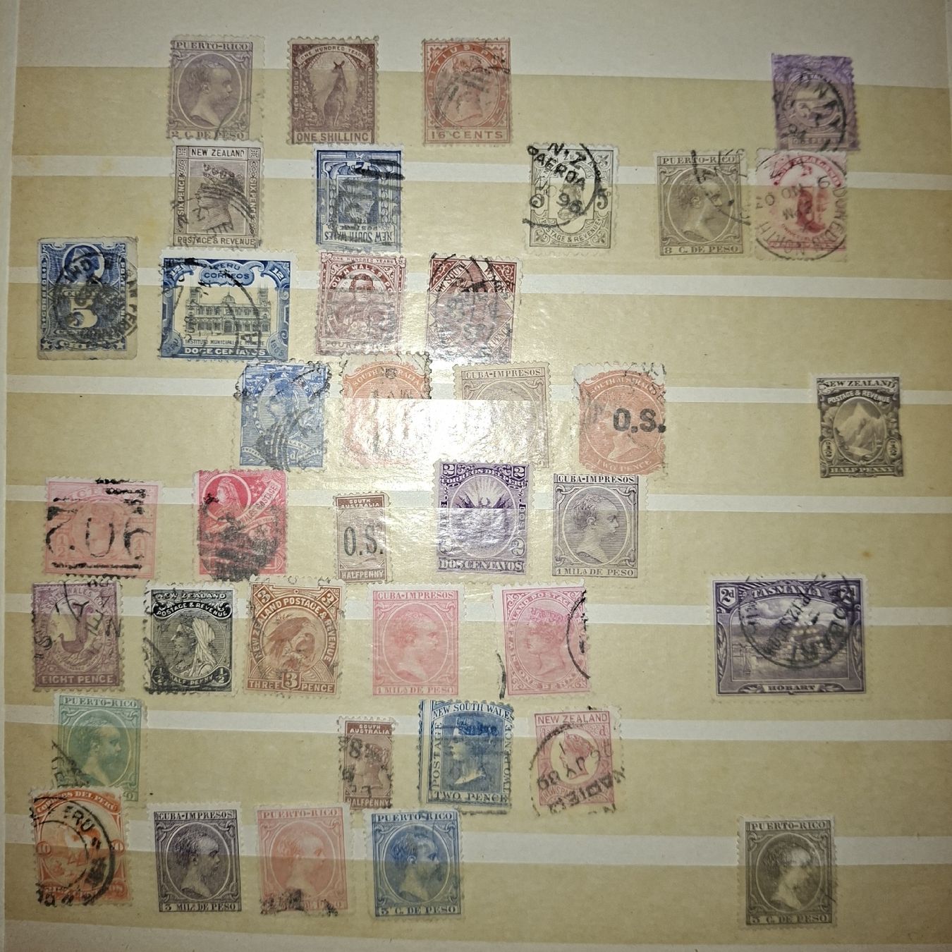 Alle Briefmarken: Briefmarken diverse Länder  – Gebraucht aus Balgach von SIMEON27 9