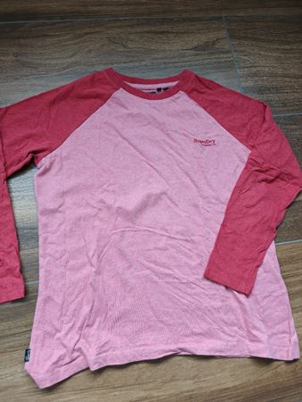 Superdry Shirt, Damen, Gr. 12/40 Rot, Pink 