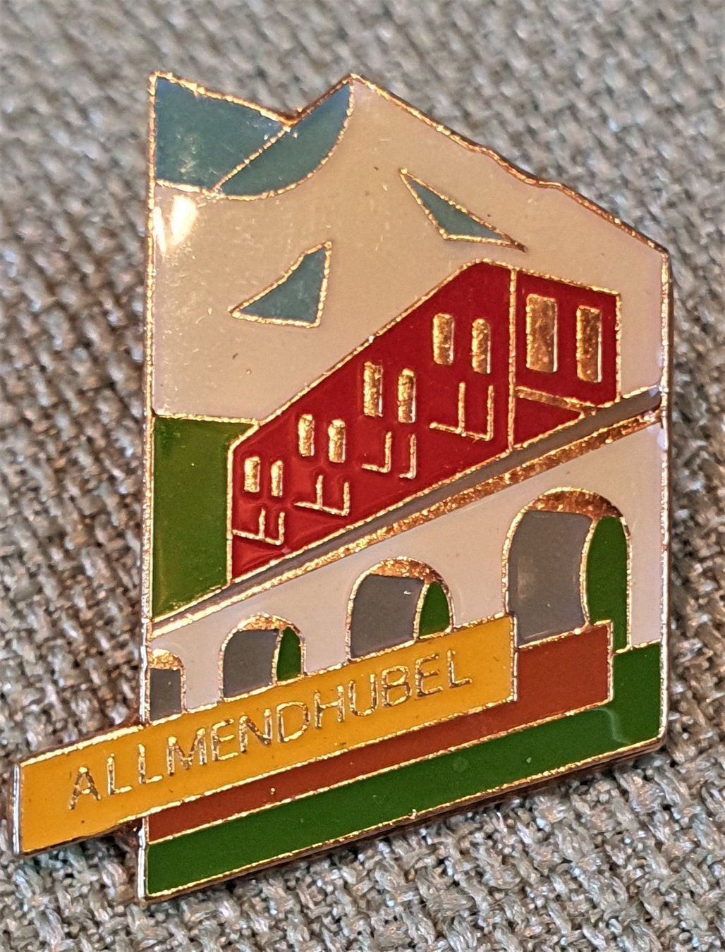 Pins: B168 - Pin Jungfraubahnen Allmendhubel – Gebraucht aus Reinach BL von Boston-Verkauf