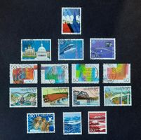 3-15-1 Timbres Helvetia oblitérés. Année 1991