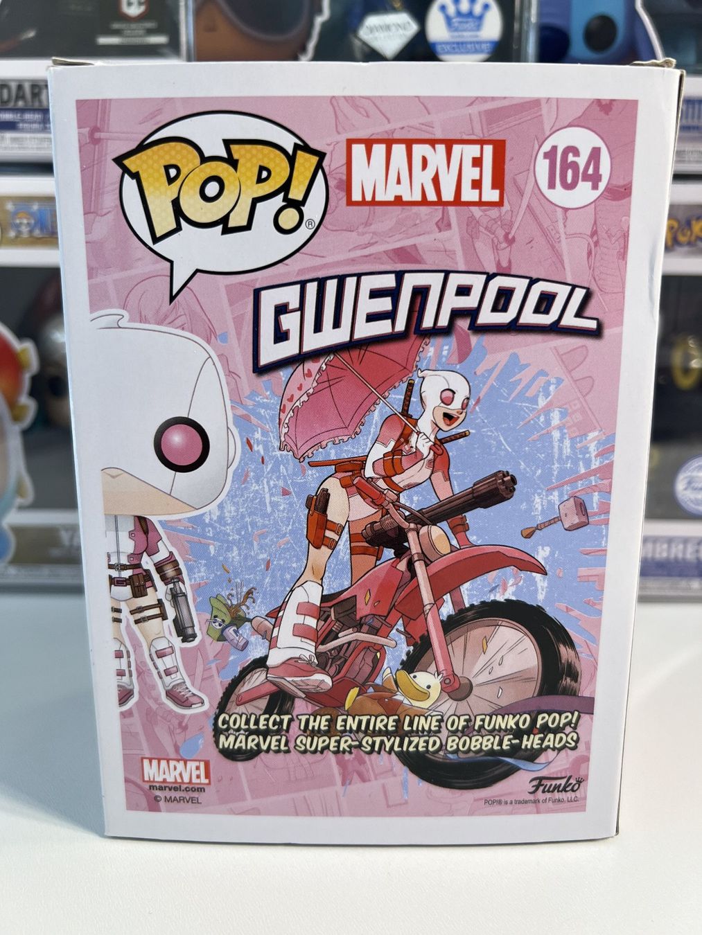 Funko Statuette: Funko POP! Marvel Gwenpool with Phone Edition Limitée – Usato da Le Mouret venduto da perfectbijou 2