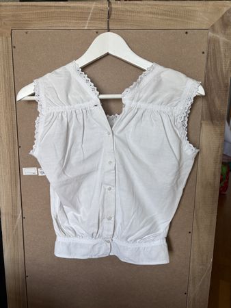 Top antique en Lin coton XS