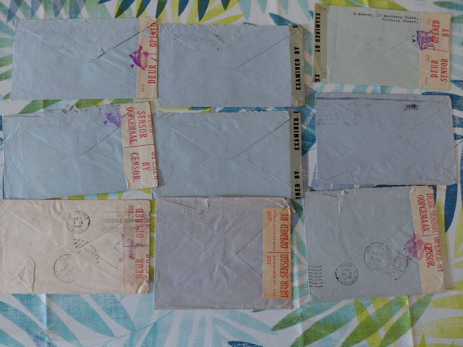 Alle Briefmarken: Censur Briefe Südafrika – Gebraucht aus Horw von Onurb008 1