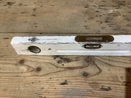 Alte Wasserwaage aus Holz, Vintage Deko, funktionsfähig