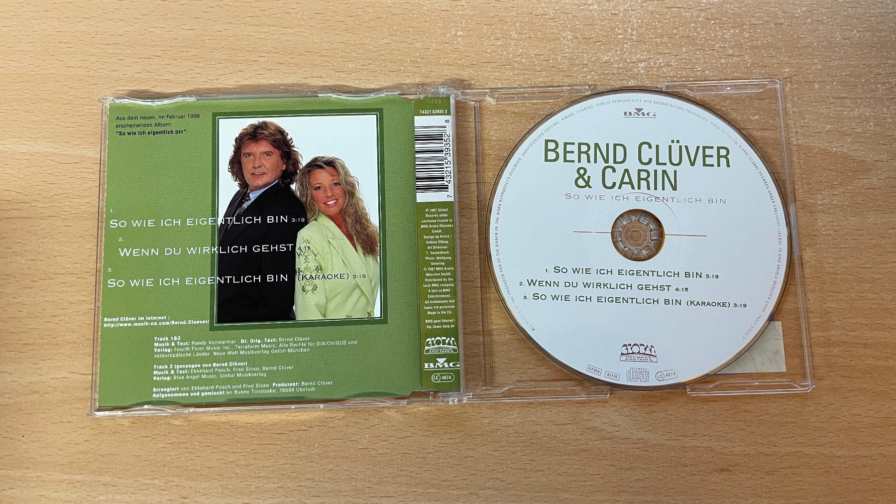 CD: Bernd Clüver & Carin - ok – Usato da Glattfelden venduto da cybermaxx 1