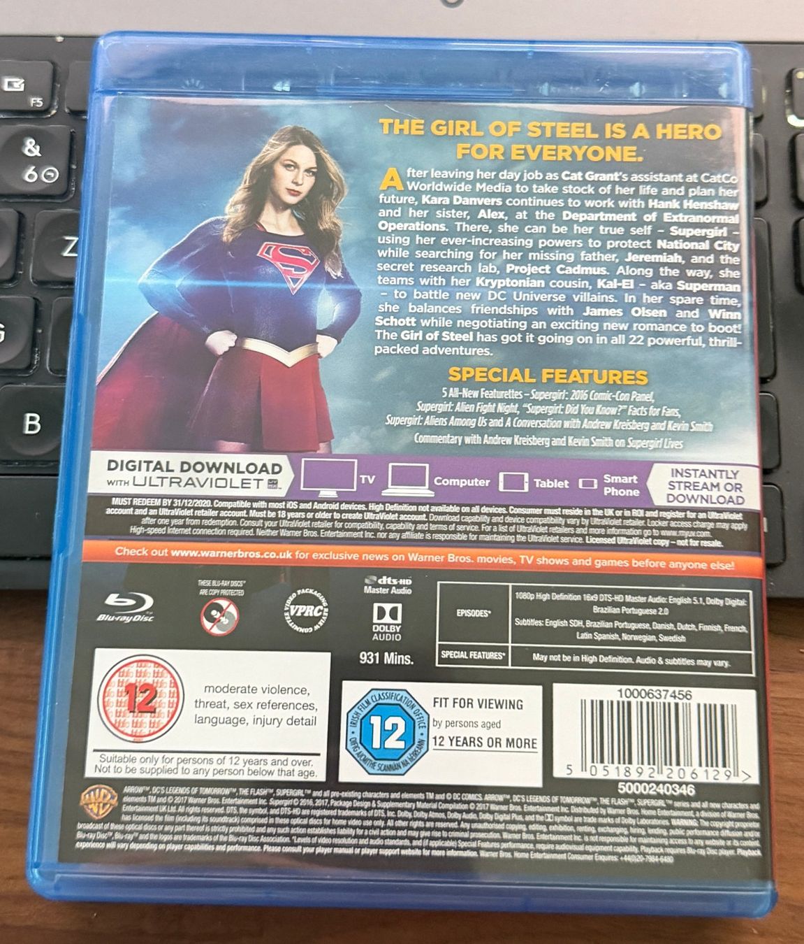 Tutti i DVDs: Supergirl - Saison 2 (2017) - Blu-ray – Usato da Semsales venduto da __Florian__ 2