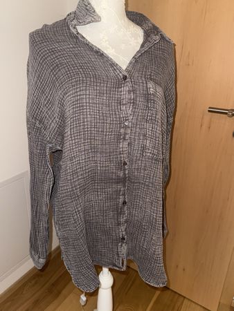 Musselin oversize bluse