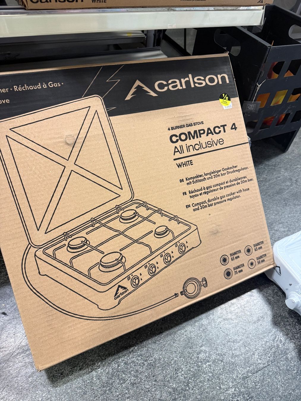 Herde: Gaskocher Compact 4 All inclusive NEU! – Neu und originalverpackt aus Hitzkirch von Reliko