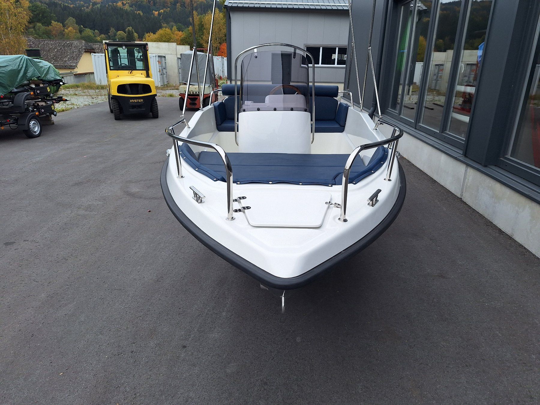 Boote: NEU 480 DLX Badeboot Familienboot Motorboot GFK Boot – Neu und originalverpackt aus Aigen Schlägl von Fuchs-Boote 7