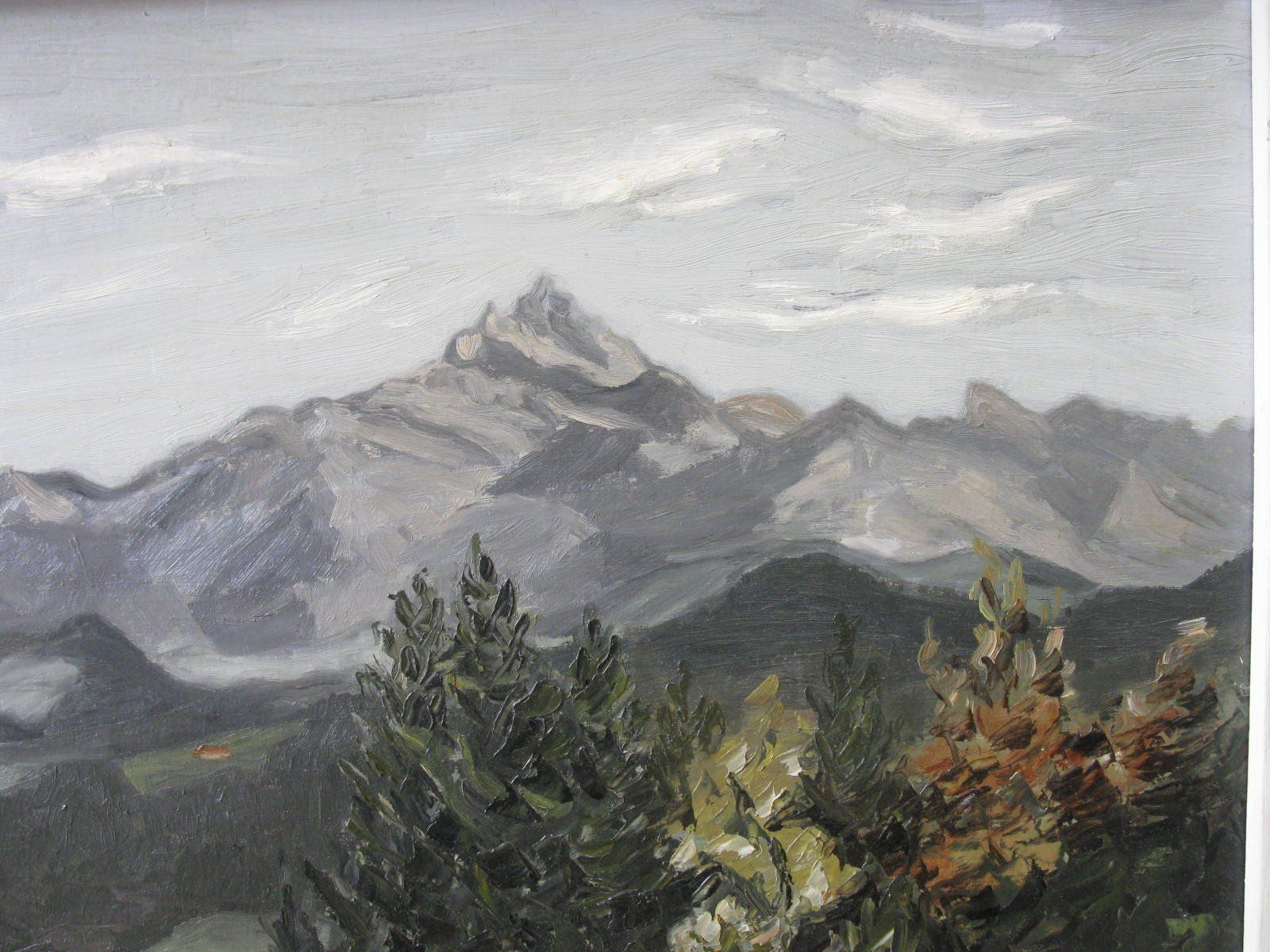 Dipinti: Landschaft mit Säntis – Usato da Altstätten venduto da antikundart 1