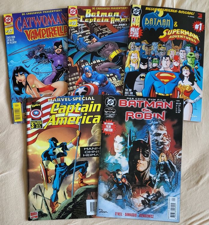 5 x Catwoman & Vampirella, Batman & Superman .. (Comichefte) | Kaufen ...