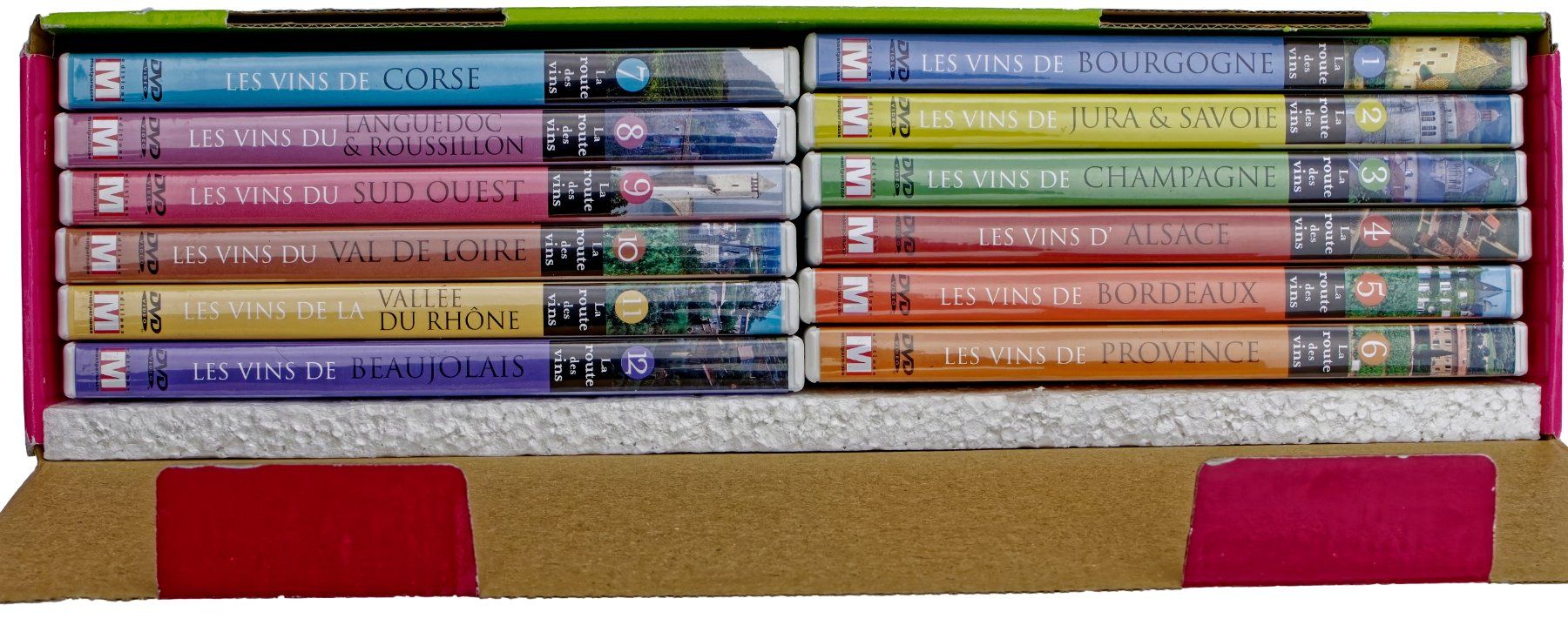 Tutti i DVDs: LA ROUTE DES VINS "Coffret Complet Originale de 12 DVDs" – Usato da Onex venduto da gonsla 3