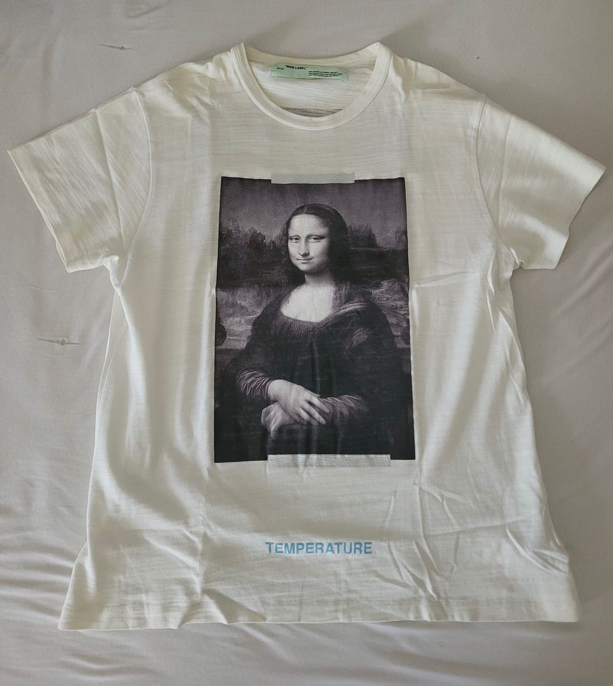 Off-White T-shirt: Off White Tshirt Mona Lisa Temperature (Grösse L) – Usato da Urdorf venduto da Daniela028