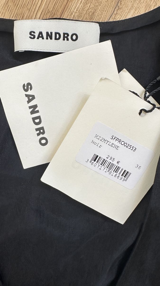 Sandro Kleider: Robe Sandro noire taille 36 , neuve  – Neu und originalverpackt aus Commugny von rus_my8v 3