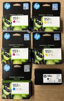 Druckerpatronen 5 x HP951XL, 1 x 950XL, Garantien abgelaufen
