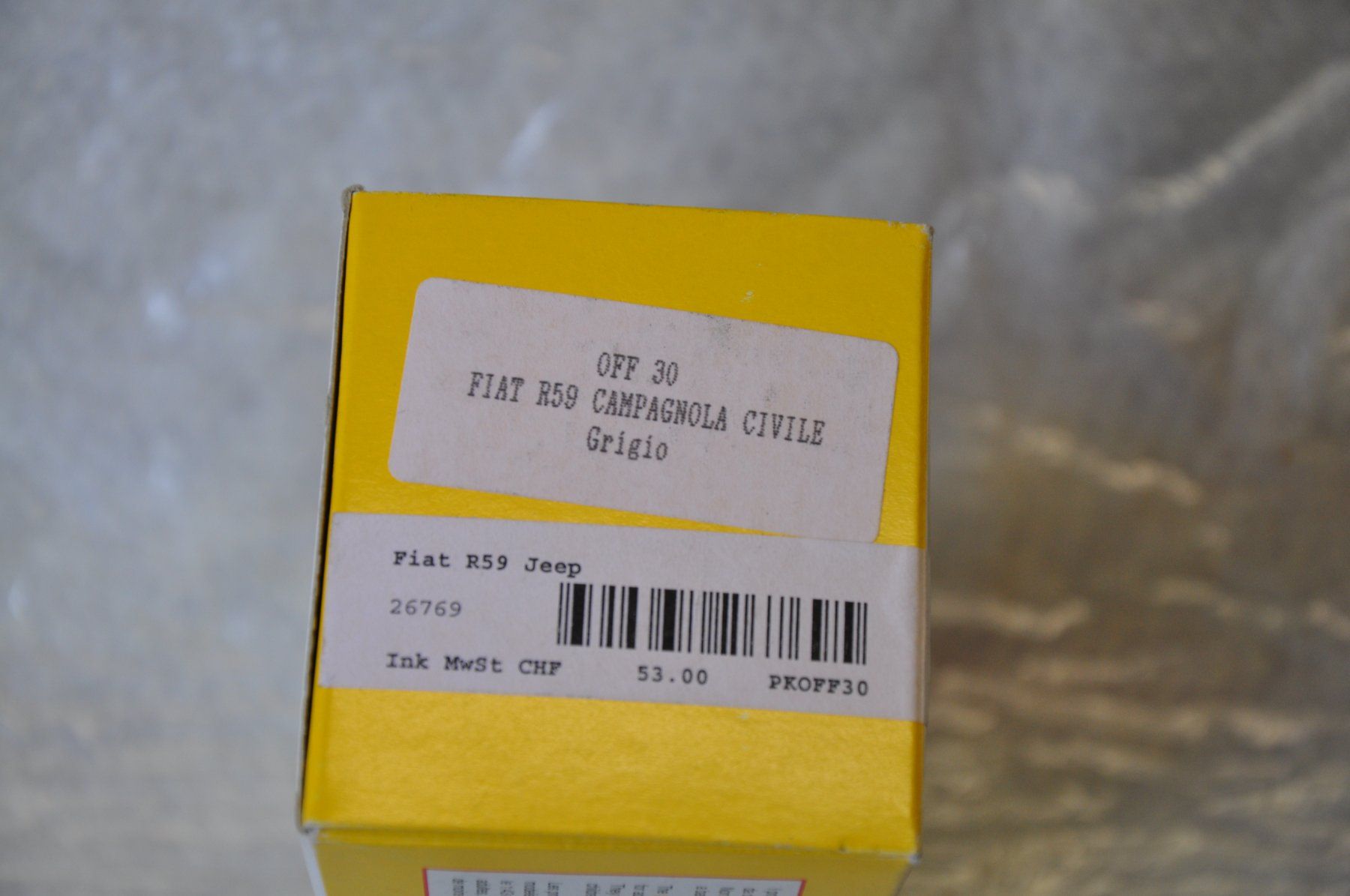Fiat Modellautos: Fiat R59 Jeep – Neu und originalverpackt aus Ebnat-Kappel von Aallerlei 1