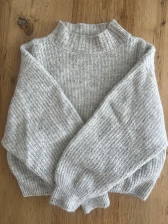 Damen Pullover American Vintage grau XS/ S neuwertig