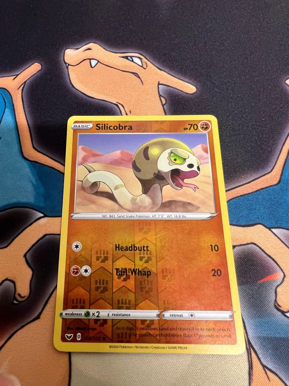 Pokémon Carte collezionabili: Silicobra (SSH 108) - Reverse Holo - Sword & Shield – Nuovo (secondo la descrizione) da Bülach venduto da Pfrenzel